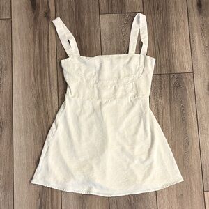 Fashion Nova Elegant White Mini Dress